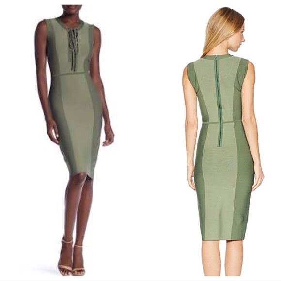 BCBGMAXAZRIA® Bodycon Fitted Dress - Picture 4 of 12